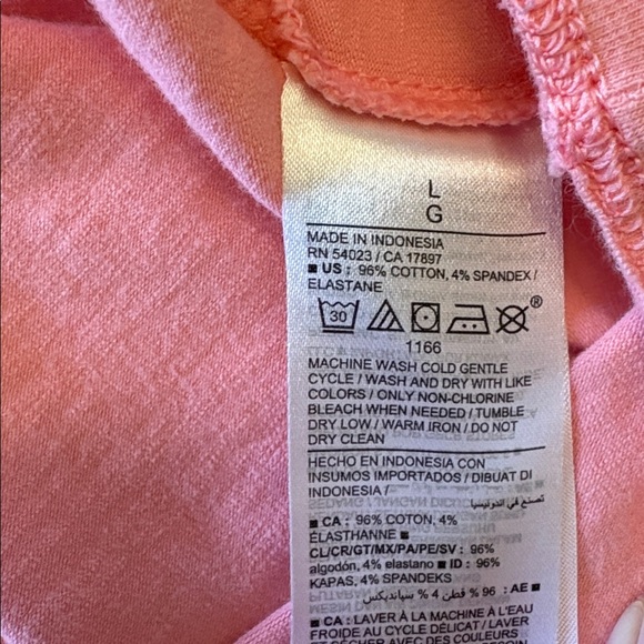 Old Navy Tiered Pink Casual Dress - Size Large - Picture 7 of 7